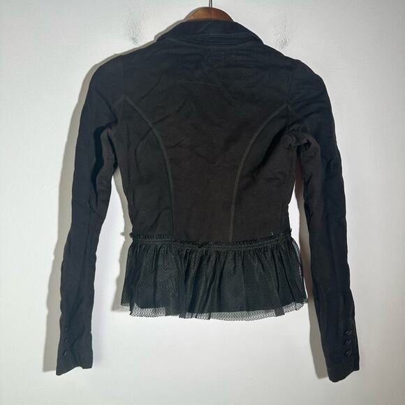 MUDD Chic Black Peplum Jacket - Picture 5 of 6